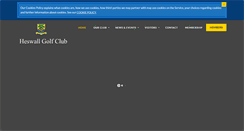 Desktop Screenshot of heswallgolfclub.com